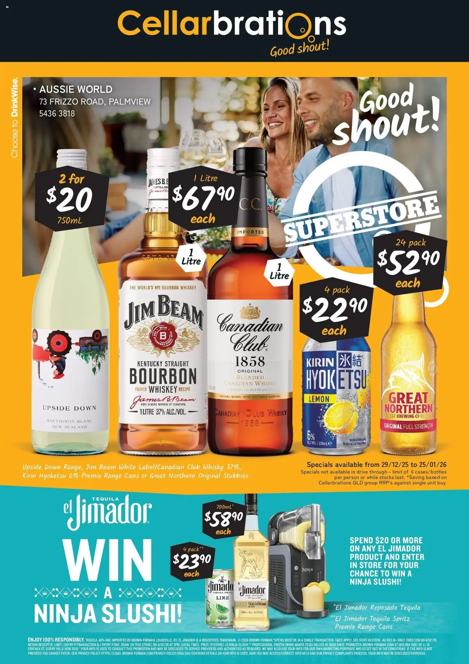 Preview of catalogue Good Shout! QLD SS 29/12 from shop Cellarbrations valid 28/12/2025