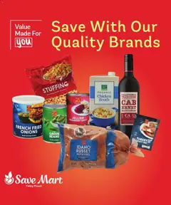 Ad Preview of Save Mart More Deals Across the Store from 11/05/2025