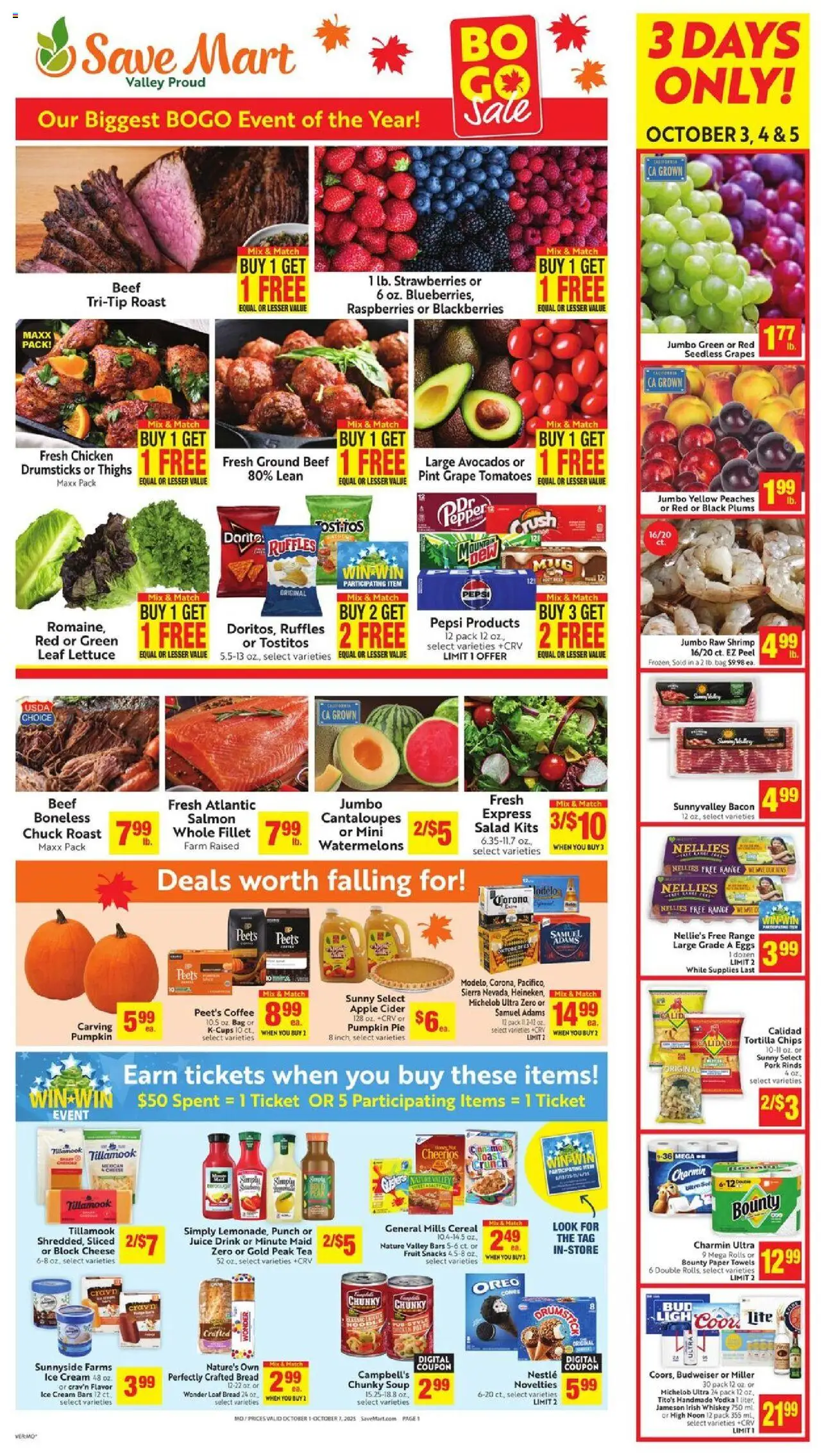 Save Mart Weekly Ad from 10/01/2025 - Flyer - Page number 1