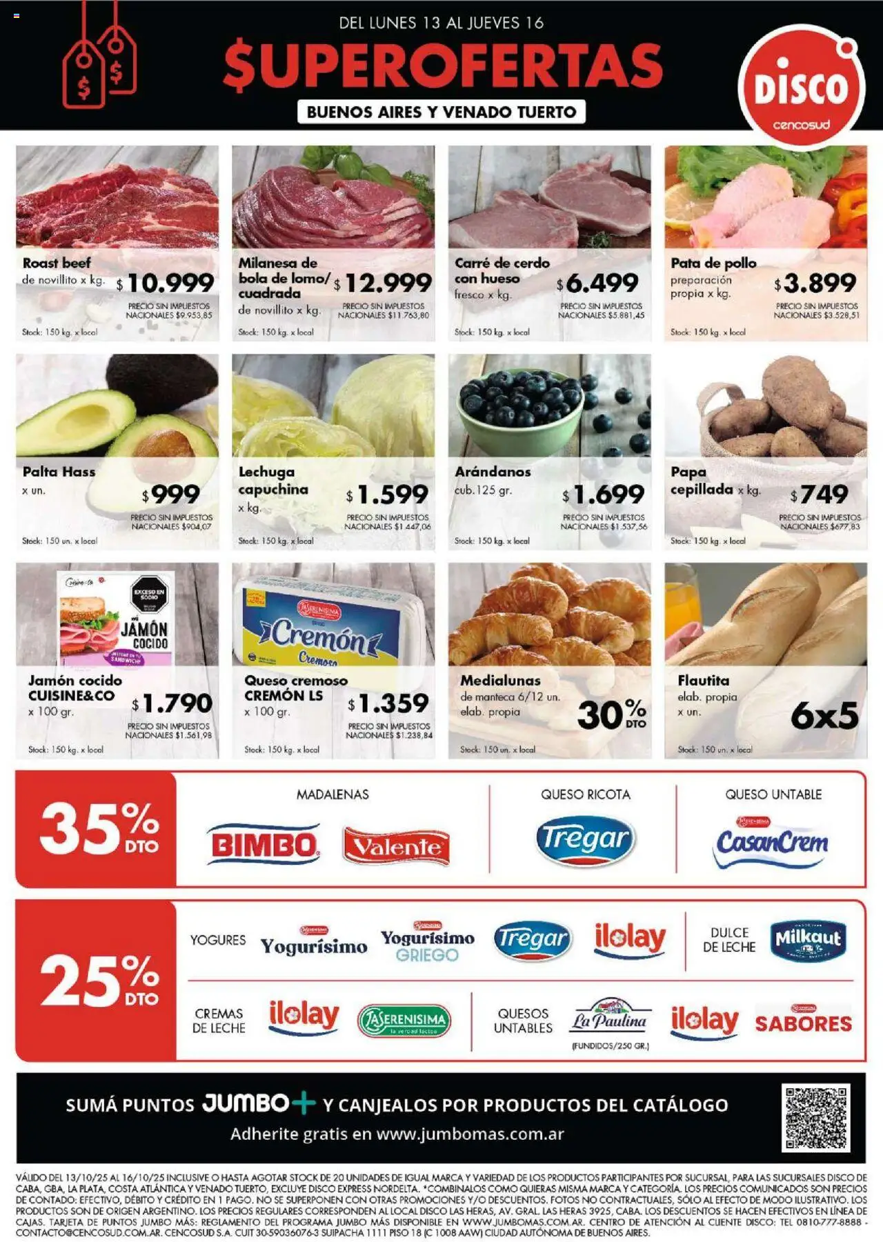 Disco Ofertas del 13/10/2025 Online