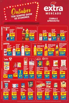 Pré-Visualização do folheto "Ofertas de Mercado Quinzenal" da loja Extra válido a partir de 06/10/2025