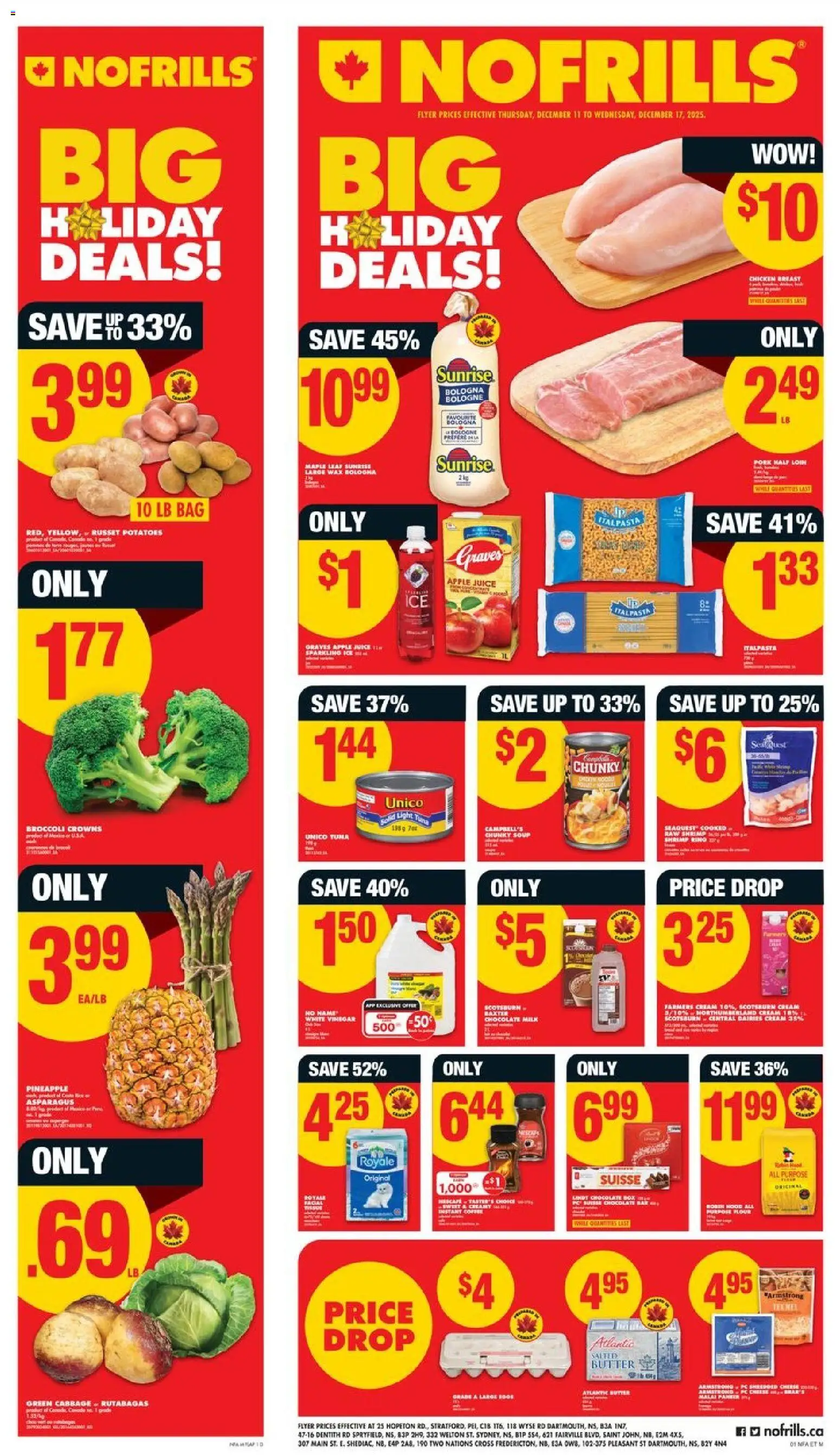 Preview of leaflet Weekly Flyer - NS from shop No Frills is valid from Dec 11, 2025