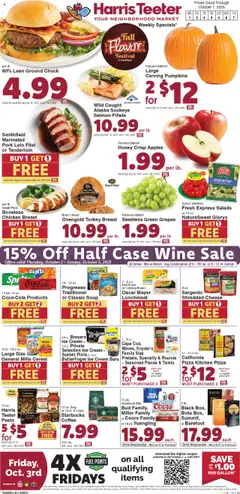 Ad Preview of Harris Teeter Weekly Ad - NC from 10/01/2025