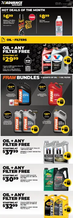 Ad Preview of Advance Auto Parts Weekly Ad from 09/25/2025