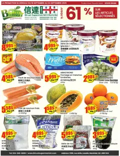 Un aperçu du dépliant Weekly flyer / circulaire du magasin Btrust Supermarket est valide à partir 18 sept. 2025