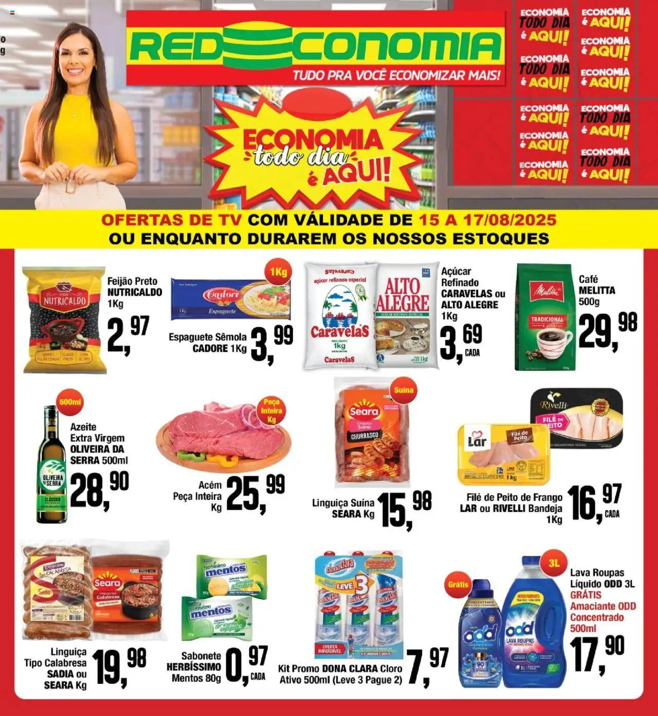 RedEconomia folheto "Encarte" válido a partir de 15/08/2025 - número de página 1