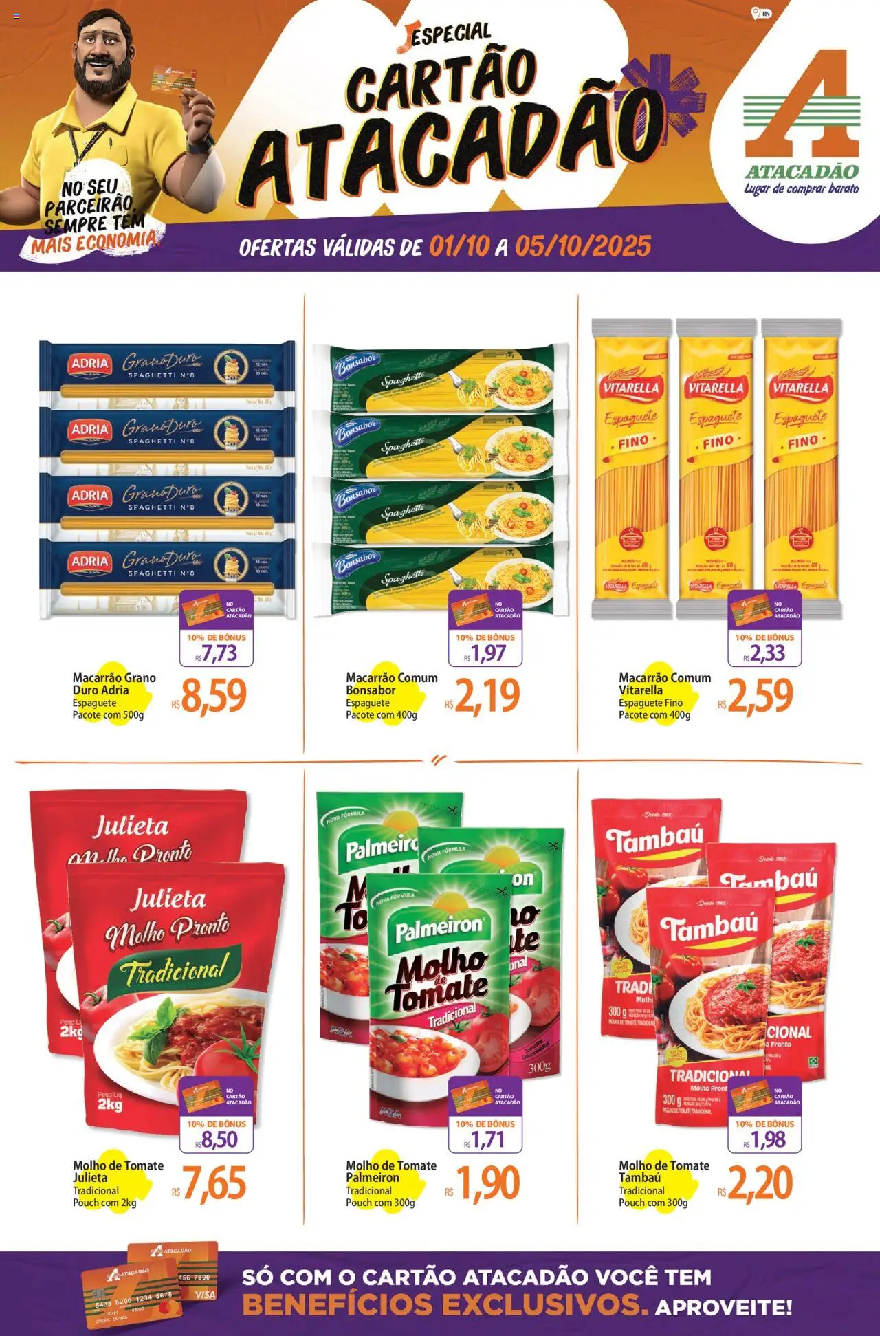 Atacadão folheto "Ofertas - RN" válido a partir de 01/10/2025 - número de página 1