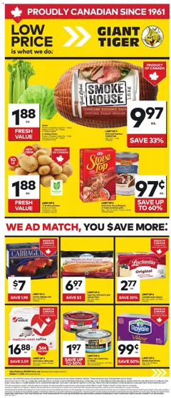 Preview of leaflet Weekly Flyer from shop Giant Tiger is valid from Oct 01, 2025