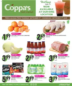 Preview of leaflet Weekly flyer / circulaire from shop Coppas Fresh Market is valid from Sep 11, 2025