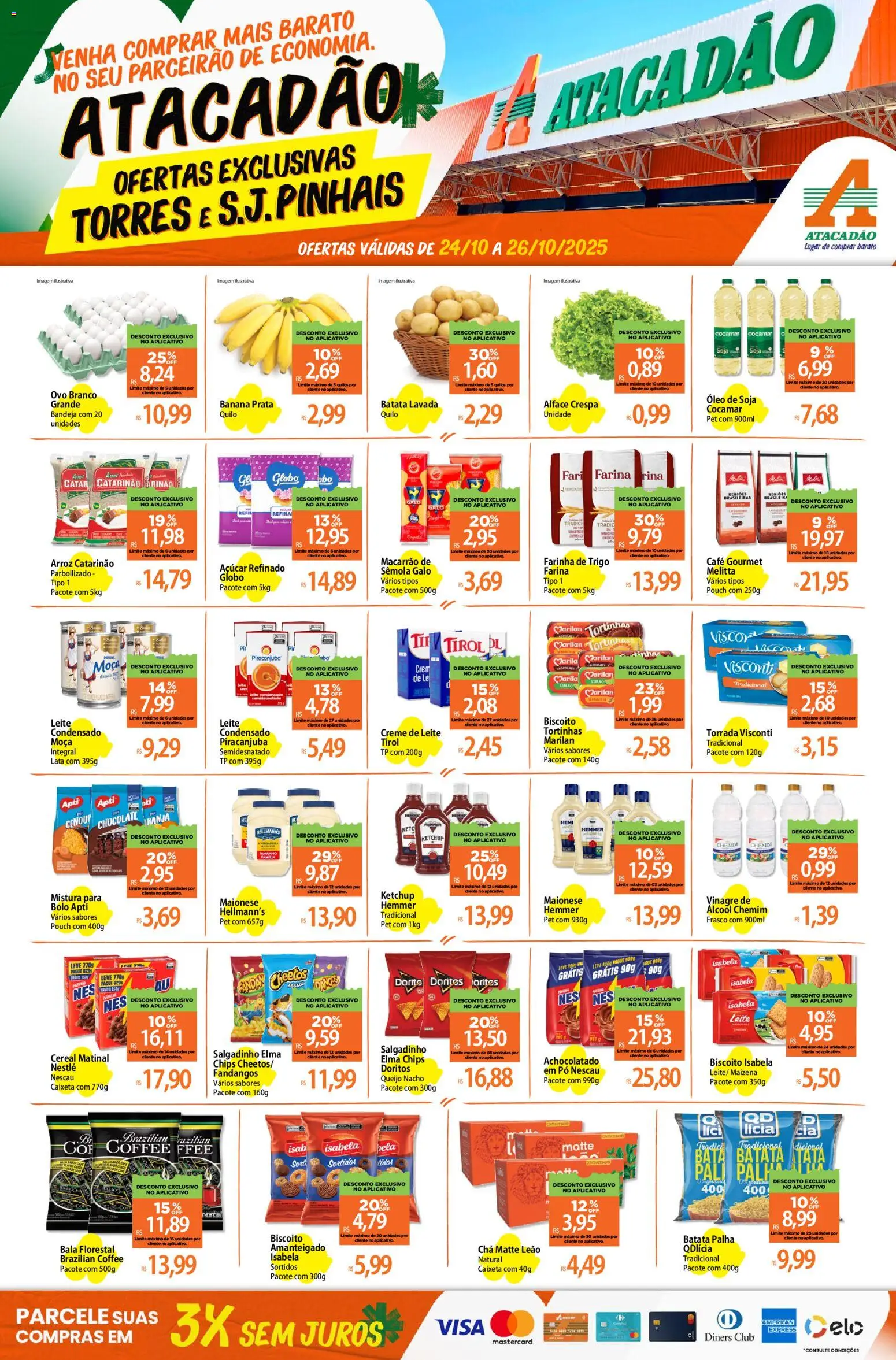 Atacadão folheto "Ofertas - PR" válido a partir de 24/10/2025 - número de página 1