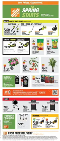 Ad Preview of Home Depot Home Depot Local Ad - TX from 03/19/2026