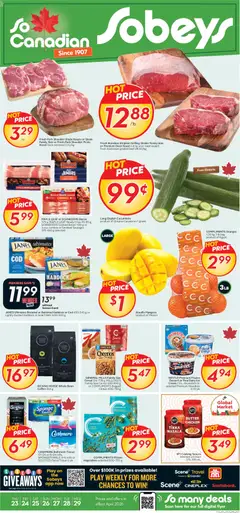 Preview of leaflet Sobeys weekly flyer / circulaire from shop Sobeys is valid from Apr 23, 2026