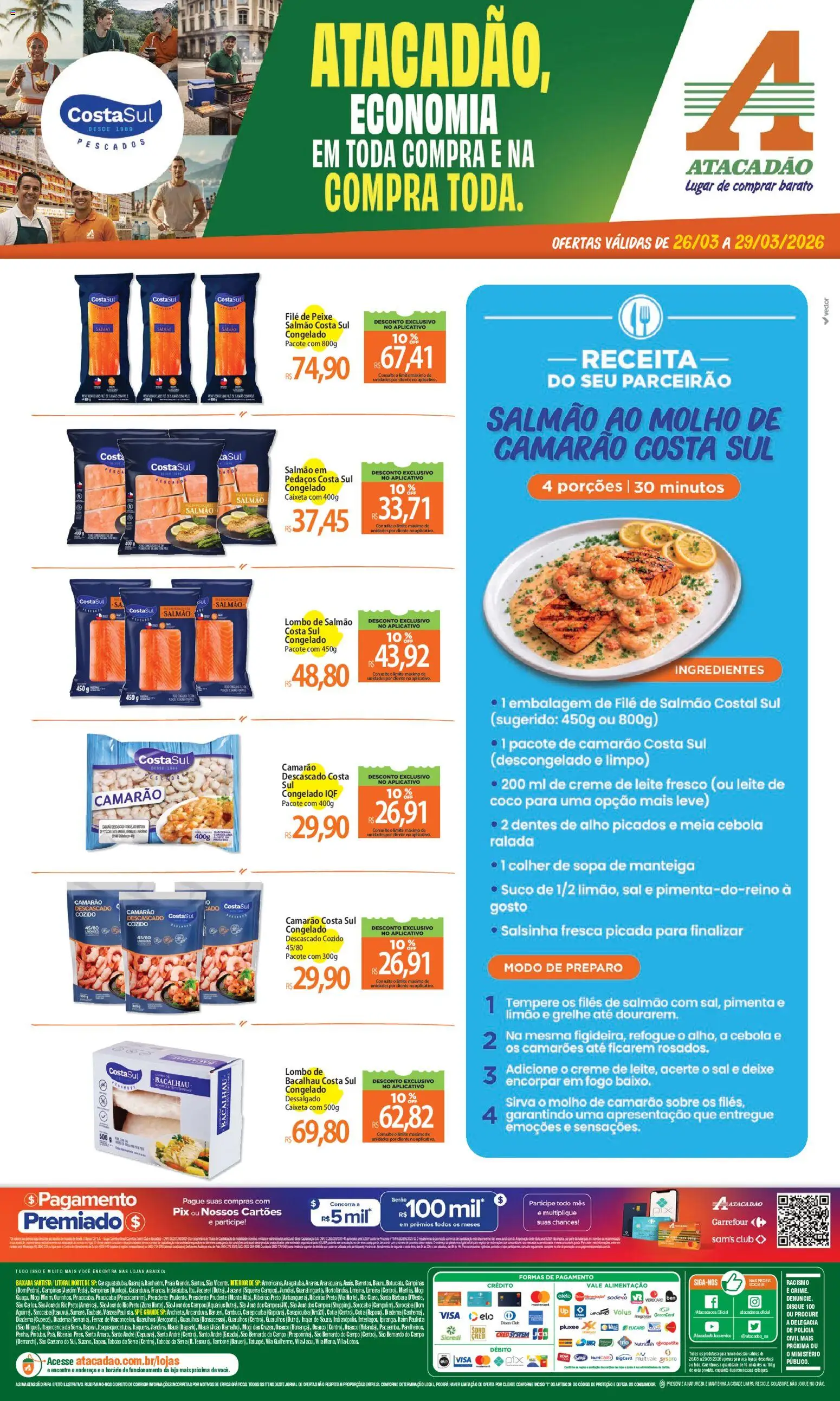 Pré-Visualização do folheto "Atacadão ofertas - SP" da loja Atacadão válido a partir de 26/03/2026