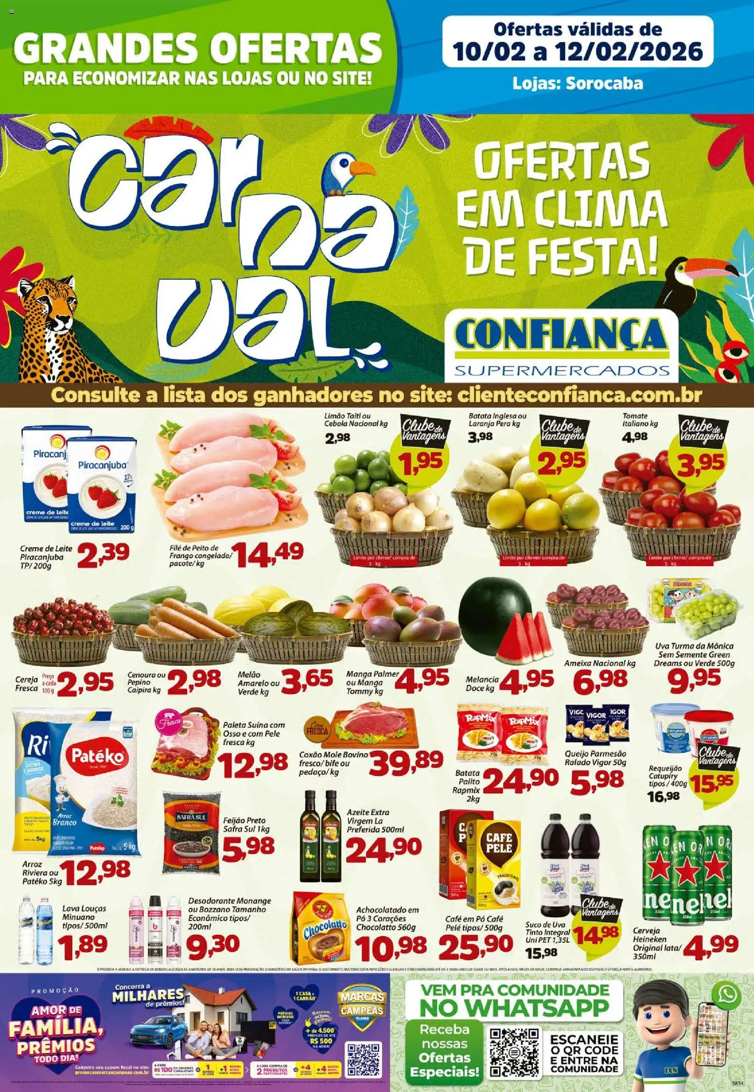 Pré-Visualização do folheto "Ofertas da semana" da loja Confiança válido a partir de 10/02/2026