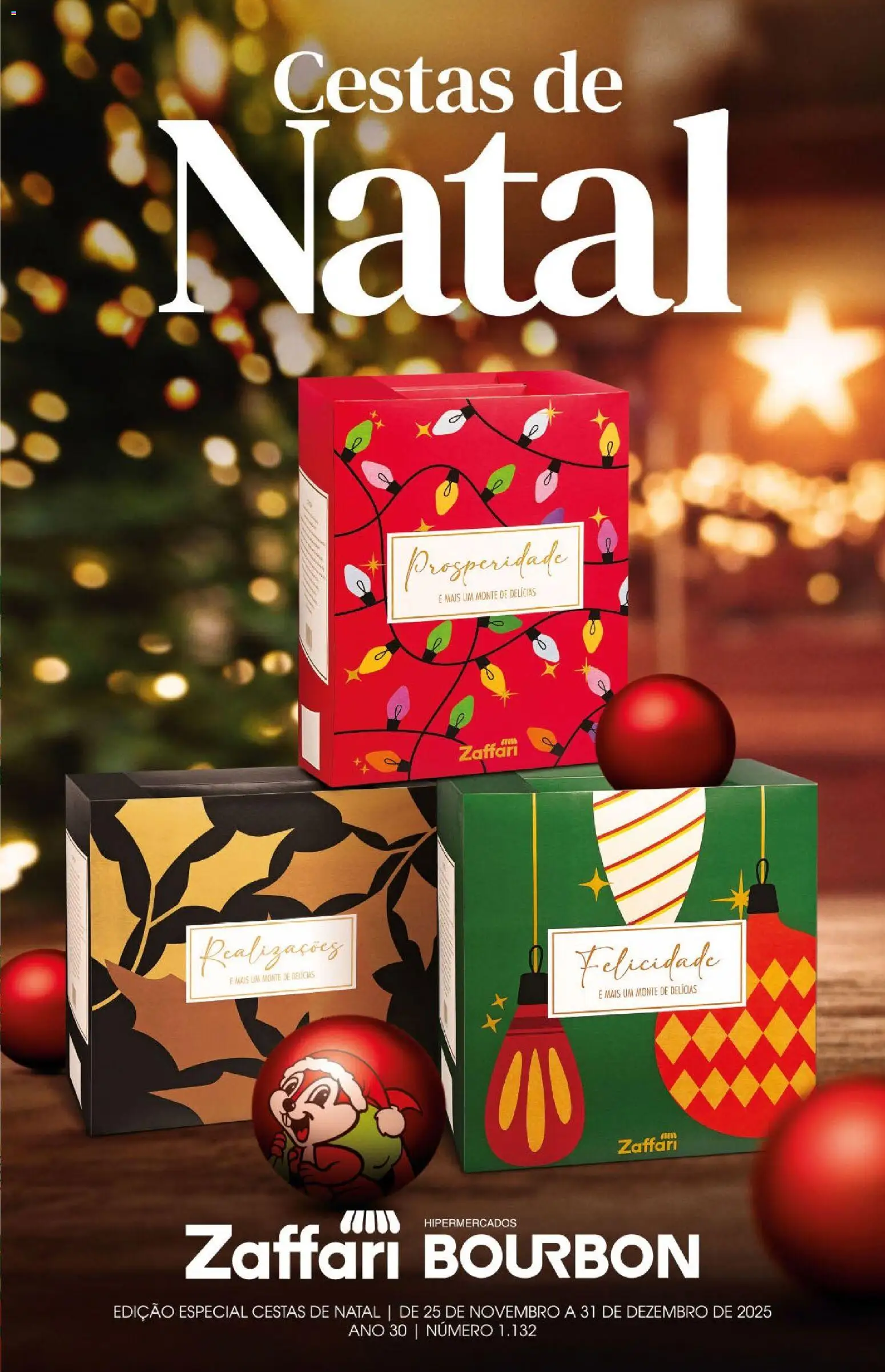 Pré-Visualização do folheto "Ofertas Cestas de Natal - RS" da loja Zaffari válido a partir de 25/11/2025 - Bourbon