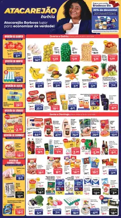 Pré-Visualização do folheto "Ofertas Atacarejão" da loja Barbosa Supermercados válido a partir de 18/02/2026