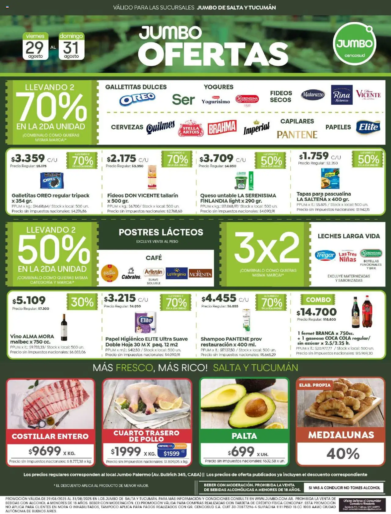 Jumbo Ofertas | Salta y Tucumán del 29/08/2025 >> Catálogo
