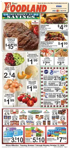 Ad Preview of Foodland Weekly Ad from 10/07/2025