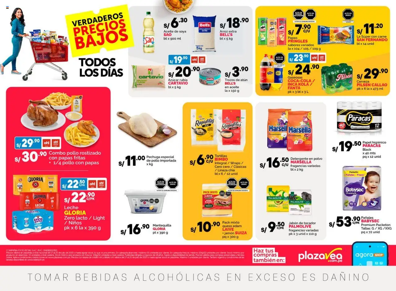 Plaza Vea Aviso Bomba (17/07/2025 - 20/07/2025) - ofertas de hoy - número de página 1