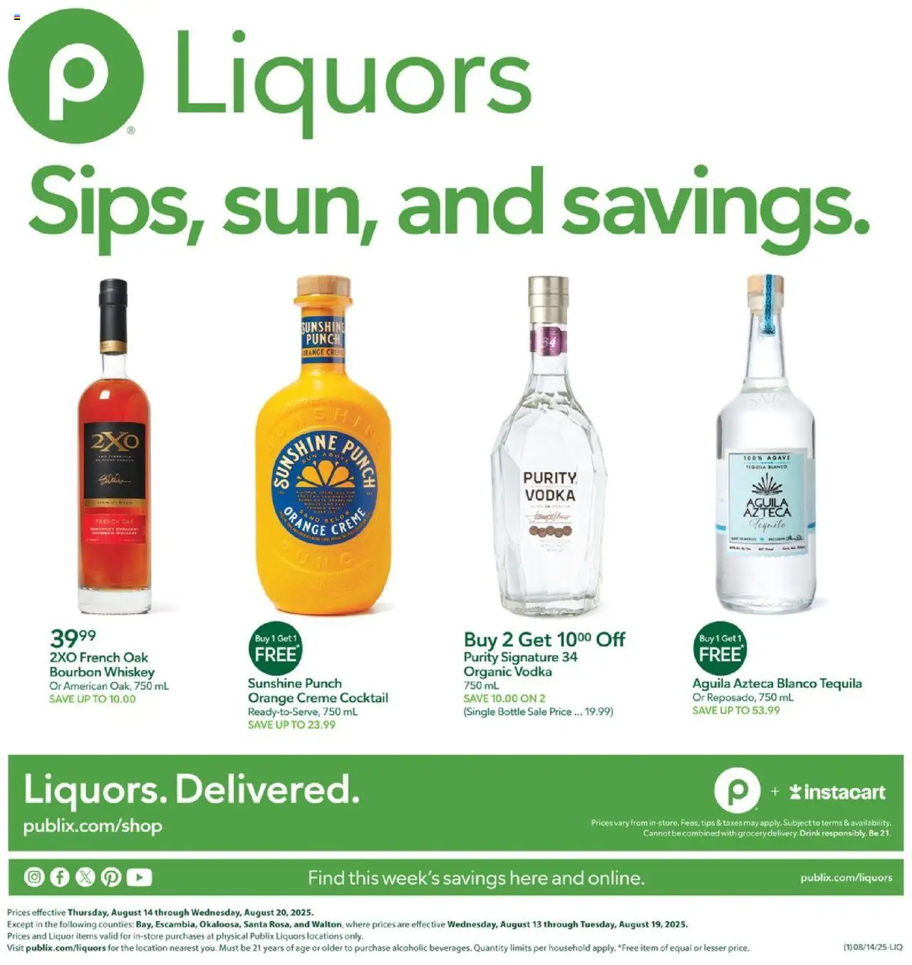 Publix Weekly ad from (08/14/2025) - Ad this week, Flyer - Page number 1