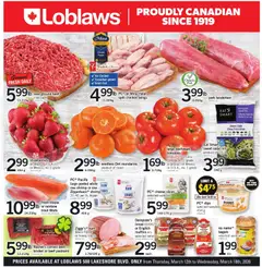 Un aperçu du dépliant Loblaws weekly flyer - ON du magasin Loblaws est valide à partir 12 mars 2026
