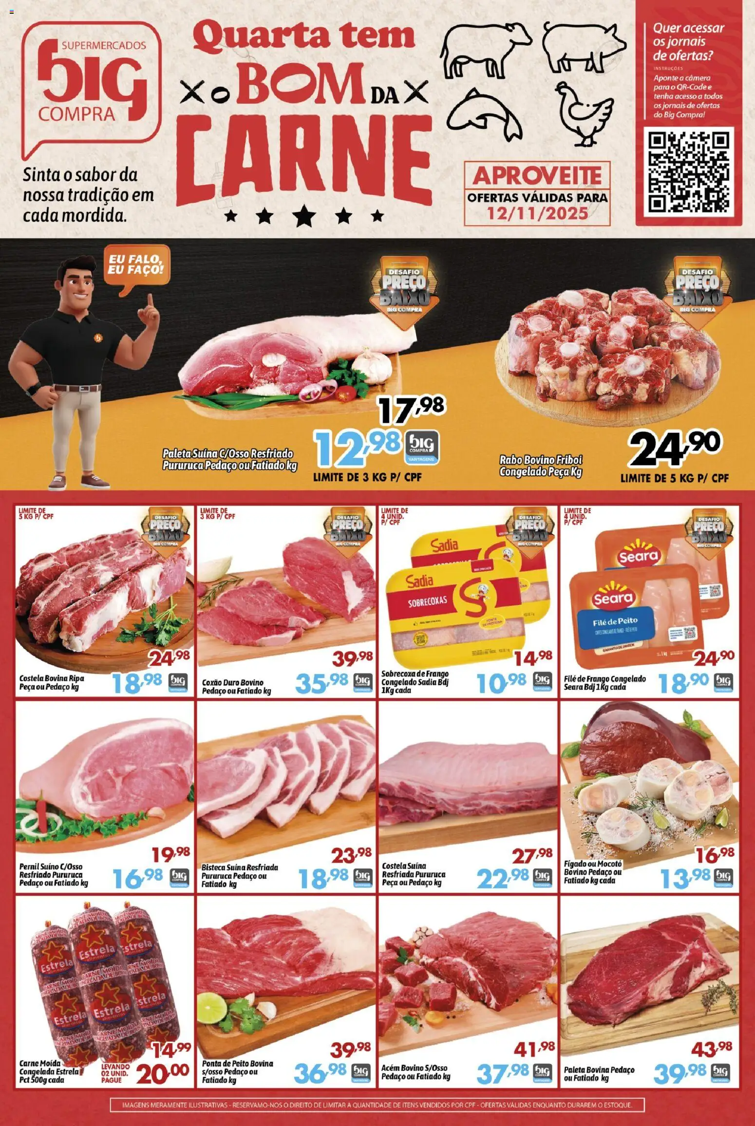 Pré-Visualização do folheto "Ofertas da semana" da loja Big Compra válido a partir de 12/11/2025