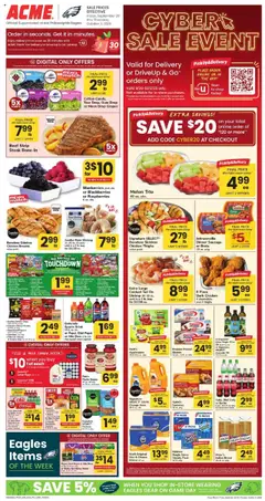 Ad Preview of Acme Weekly Ad - NJ from 09/26/2025