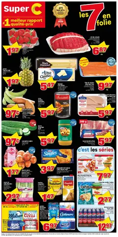 Preview of leaflet Super C weekly flyer / circulaire from shop Super C is valid from Apr 16, 2026