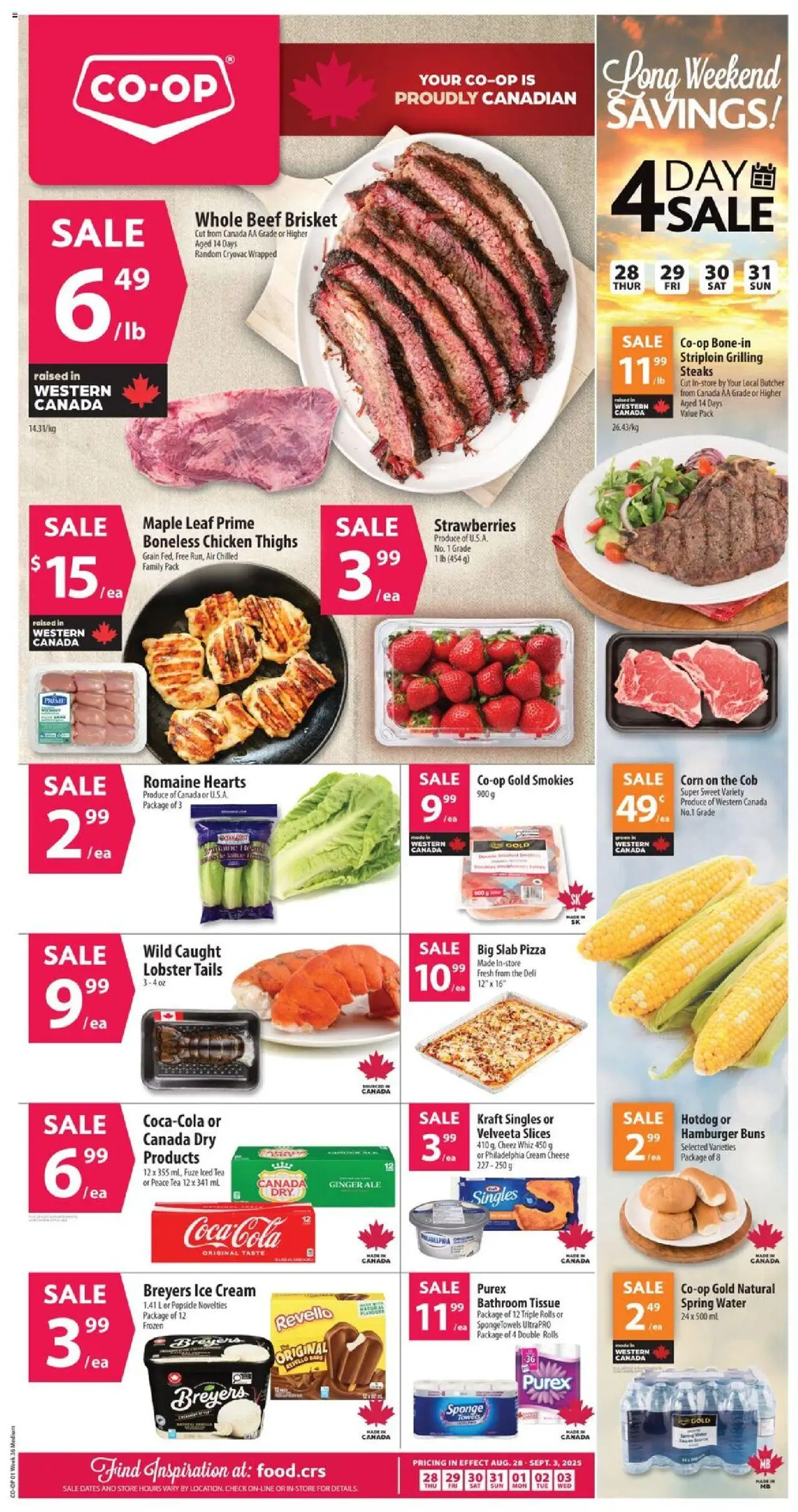 Co-op Food flyer valid from Aug 28, 2025 - page number 1