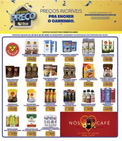 Pré-Visualização do folheto "Ofertas Grandes Marcas" da loja Boa Supermercados válido a partir de 22/08/2025