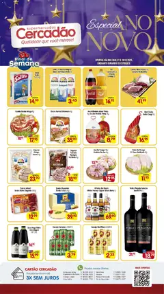Pré-Visualização do folheto "Ofertas da semana" da loja Cercadão válido a partir de 27/12/2025