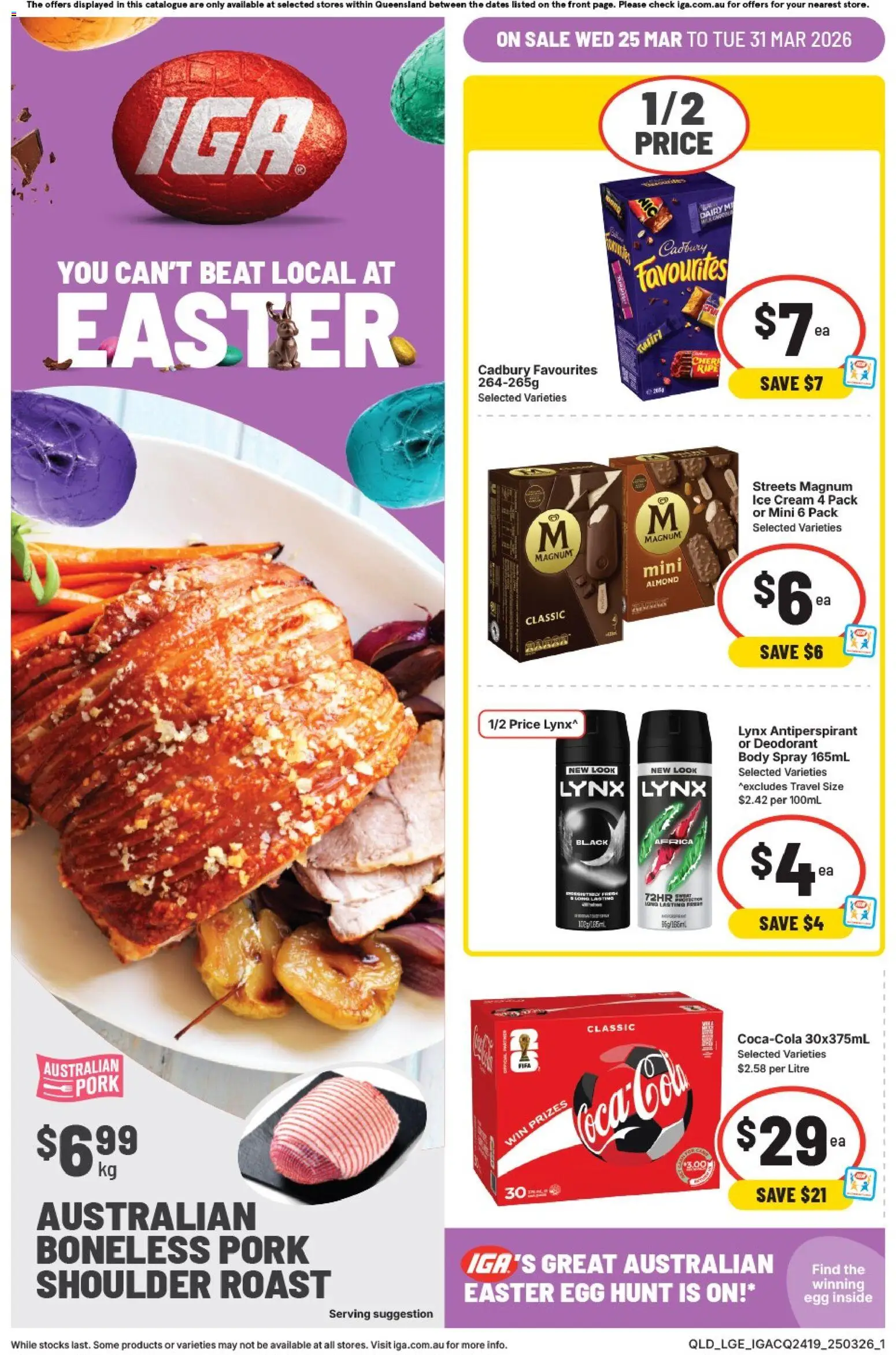 Preview of catalogue IGA catalogue QLD from shop IGA valid 25/03/2026