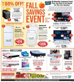 Ad Preview of ABC Warehouse Weekly Ad from 09/14/2025