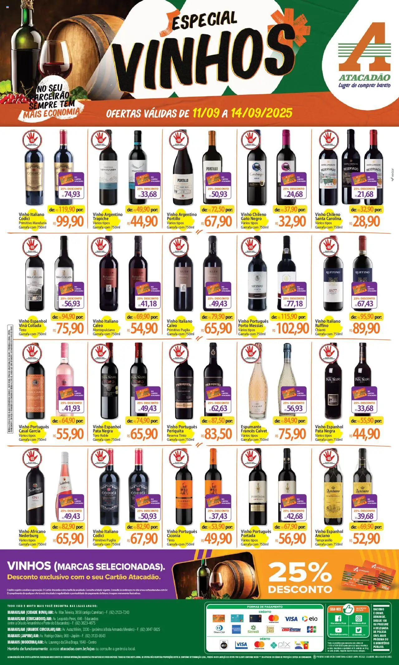 Atacadão folheto "Ofertas - AM" válido a partir de 11/09/2025 - número de página 1