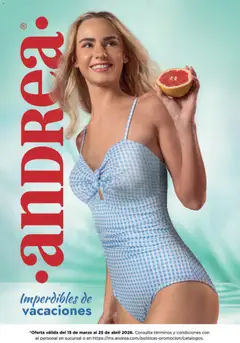 Vista previa las ofertas de la tienda Andrea - Andrea catálogo Imperdibles de vacaciones desde el 15/03/2026 