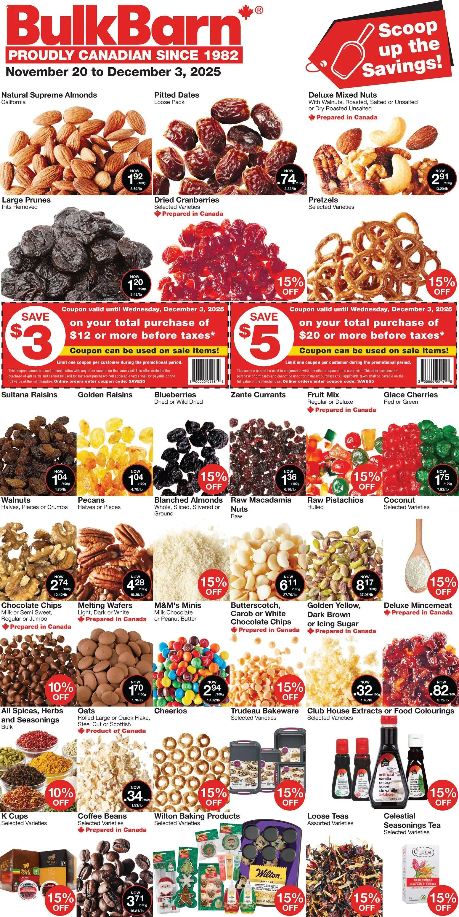 Preview of leaflet Weekly Flyer from shop Bulk Barn is valid from Nov 20, 2025
