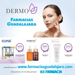 Vista previa las ofertas de la tienda Farmacia Guadalajara - Catálogo Dermo desde el 01/10/2025 