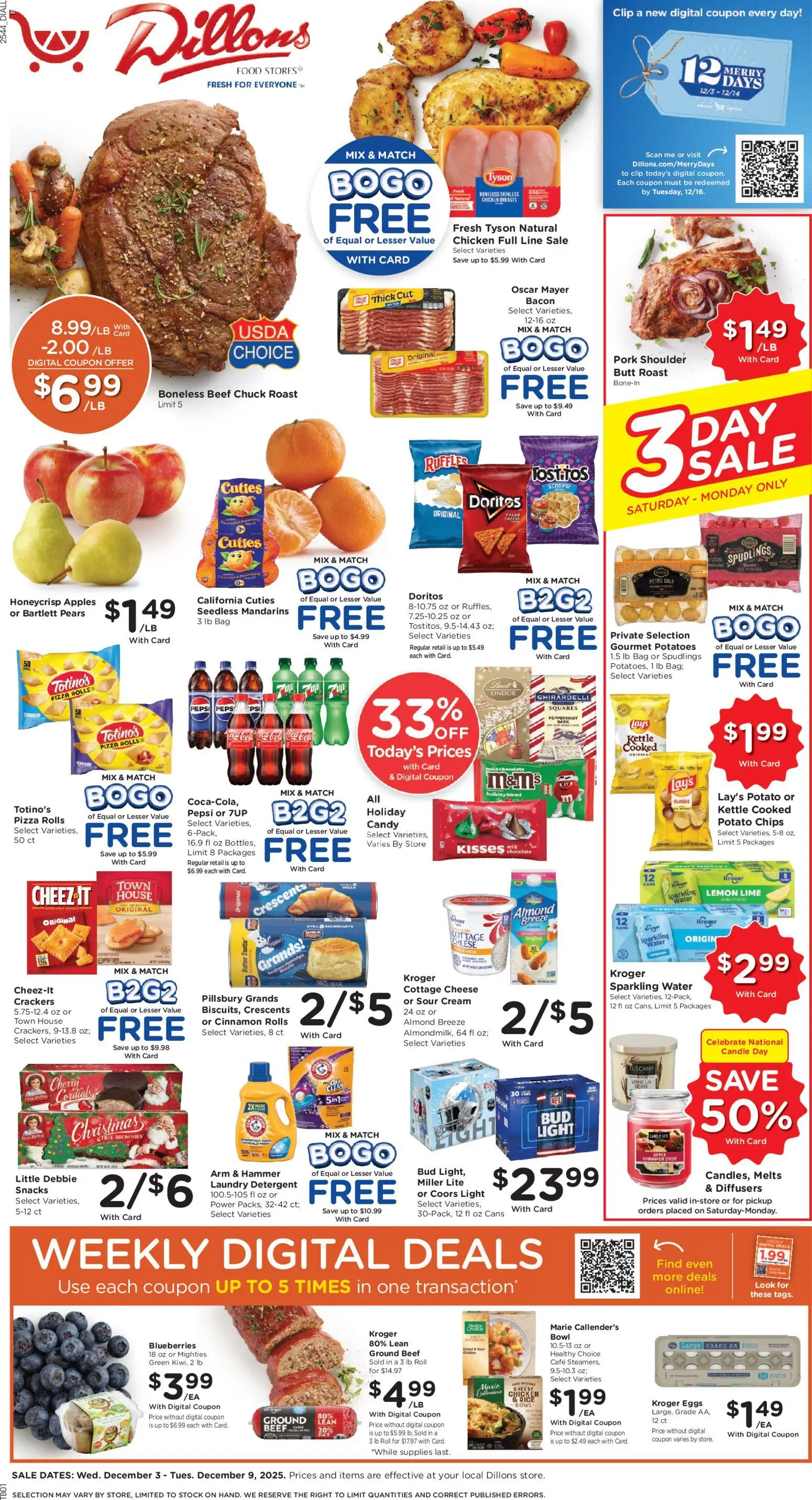 Ad Preview of Dillons Weekly Ad from 12/03/2025