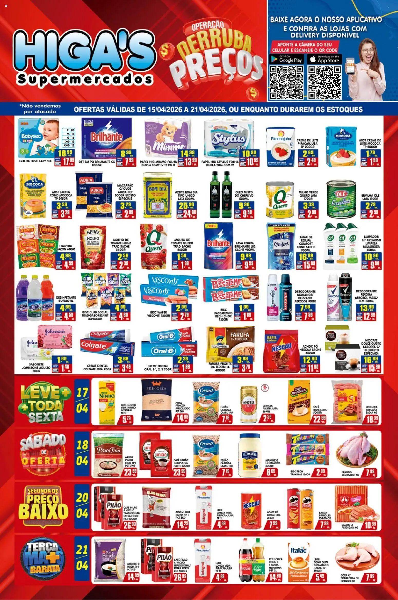 Pré-Visualização do folheto "Higa's Supermercado - Ofertas da semana" da loja Higa's Supermercado válido a partir de 15/04/2026