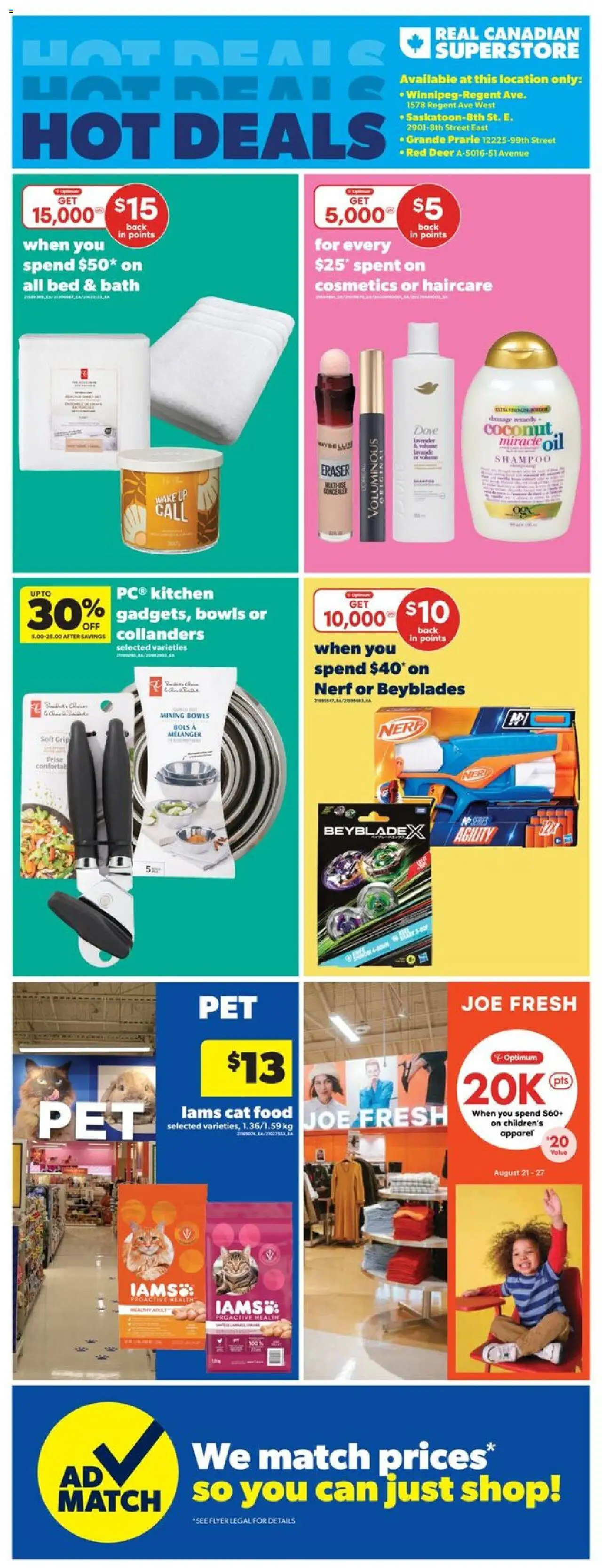 Real Canadian Superstore flyer valid from Aug 21, 2025 - page number 1