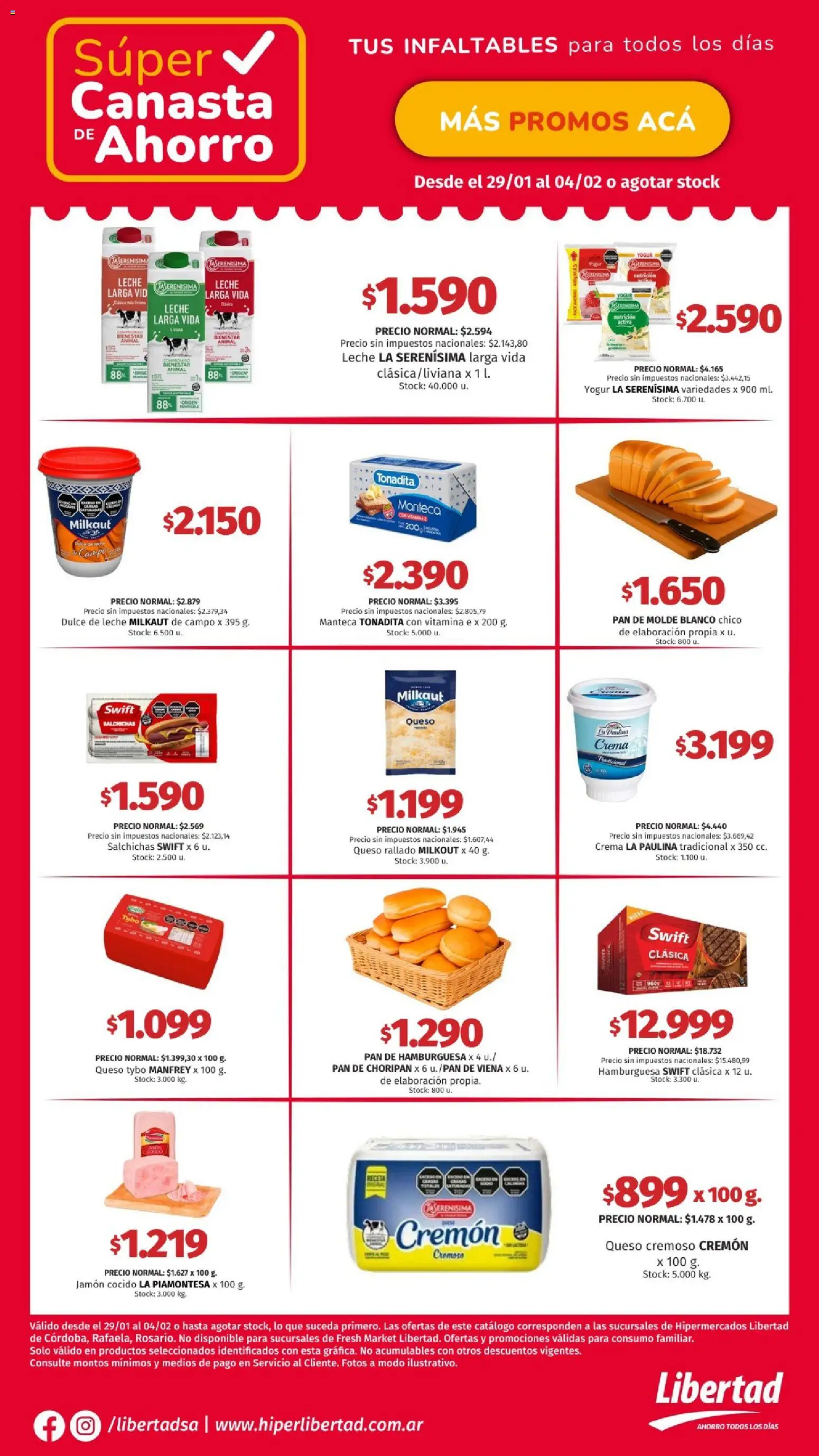 Vista previa del folleto de la tienda Hipermercado Libertad válido desde el 29/01/2026 