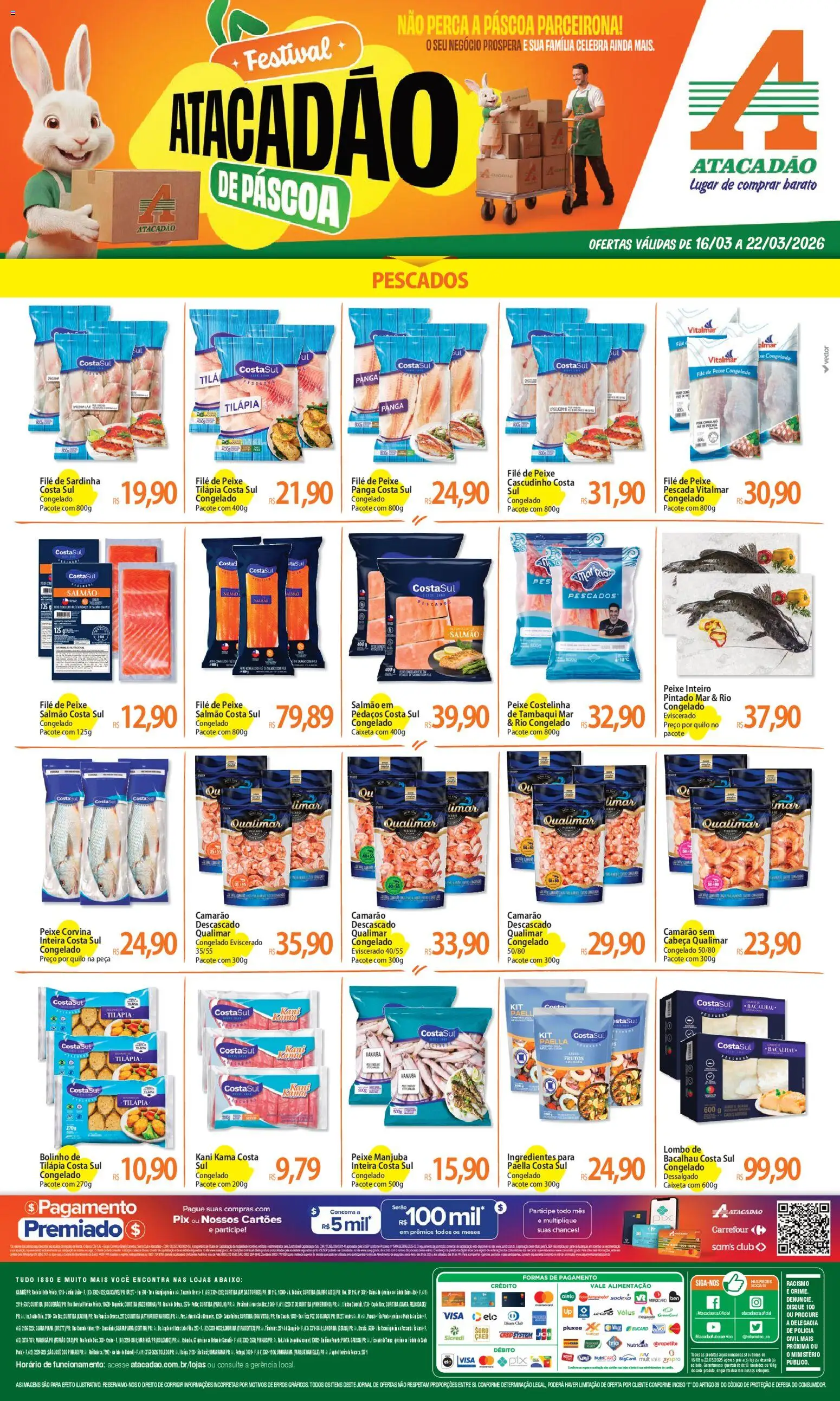 Pré-Visualização do folheto "Atacadão ofertas - PR" da loja Atacadão válido a partir de 16/03/2026