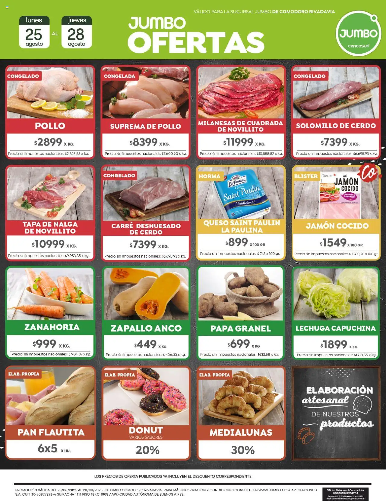 Jumbo Oferta | Comodoro del 25/08/2025 >> Catálogo