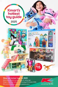 Preview of catalogue Kmart's Hottest Toy Guide 2025 from shop Kmart valid 23/10/2025