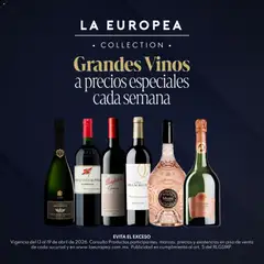 Vista previa las ofertas de la tienda La Europea - La Europea catálogo Grandes Vinos desde el 13/04/2026 