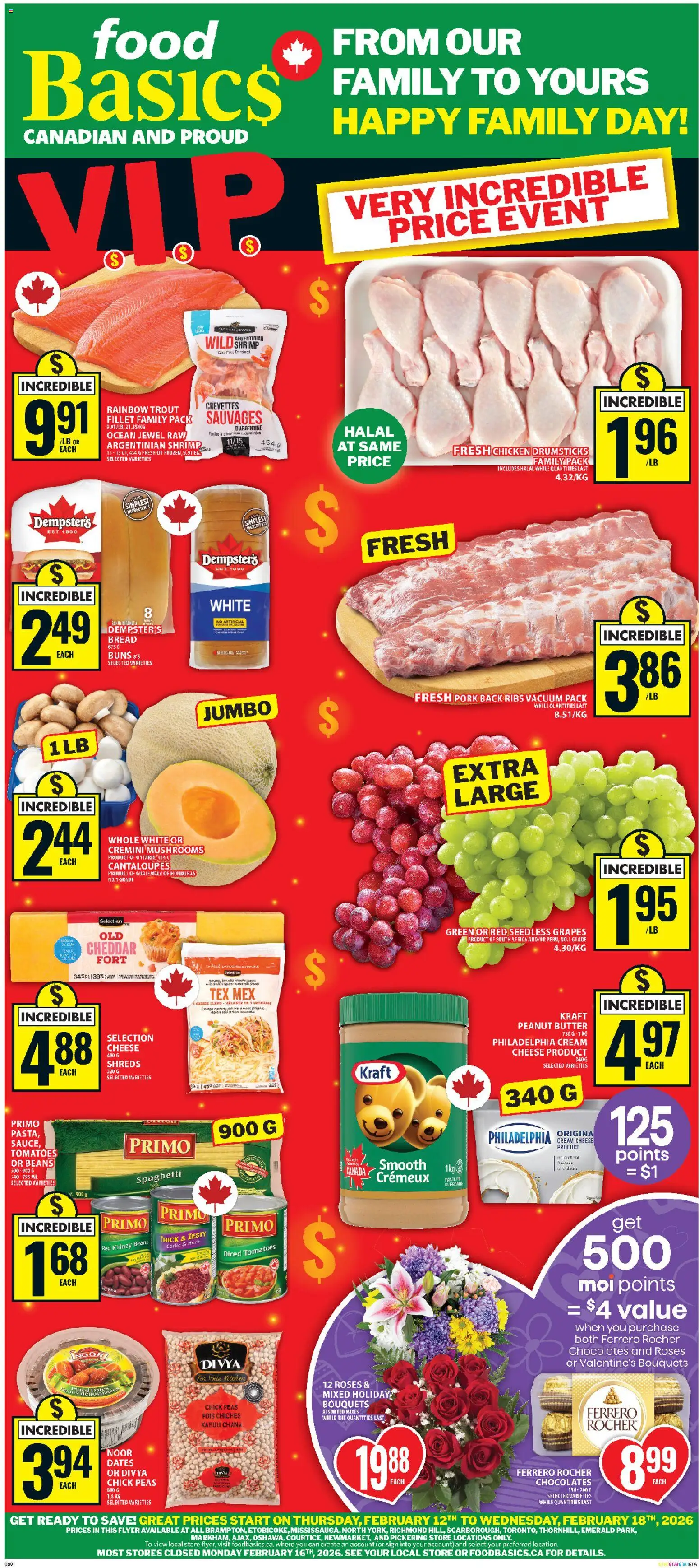 Preview of leaflet Ajax from shop Food Basics is valid from Feb 12, 2026