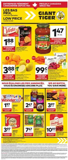 Un aperçu du dépliant Circulaire du magasin Giant Tiger est valide à partir 10 sept. 2025