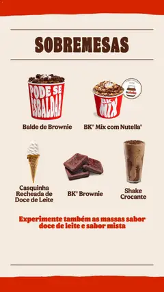 Pré-Visualização do folheto "Ofertas atuais" da loja Burger King válido a partir de 07/11/2025 | Página: 8