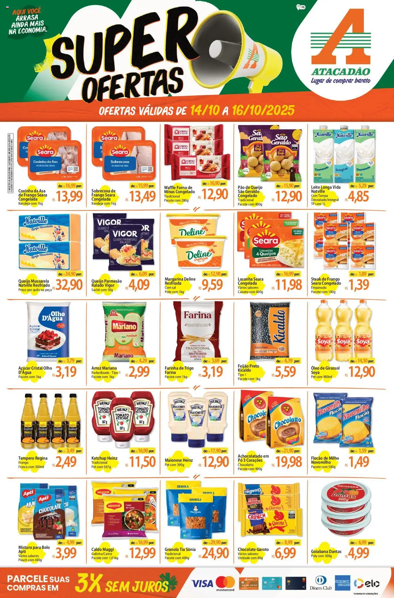 Atacadão folheto "Ofertas - PB" válido a partir de 14/10/2025 - número de página 1