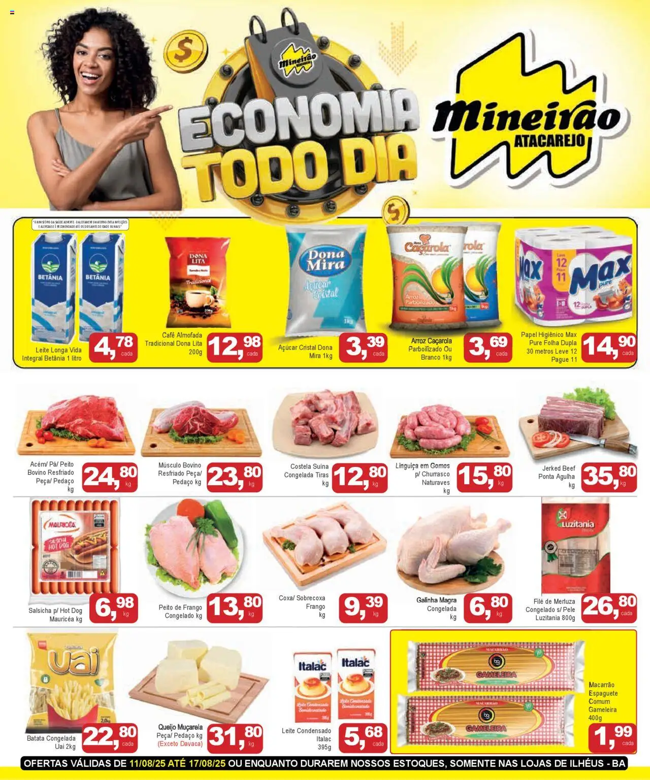 Mineirão Atacarejo folheto "Ofertas da semana" válido a partir de 11/08/2025 - número de página 1